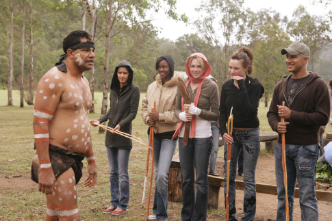 Still of Jay Manuel, Jaslene Gonzalez, Dionne Alexander, Natalie Gal and Renee DeWitt in America's Next Top Model (2003)