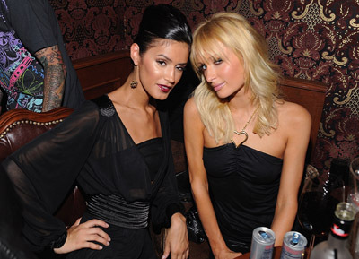 Paris Hilton and Jaslene Gonzalez
