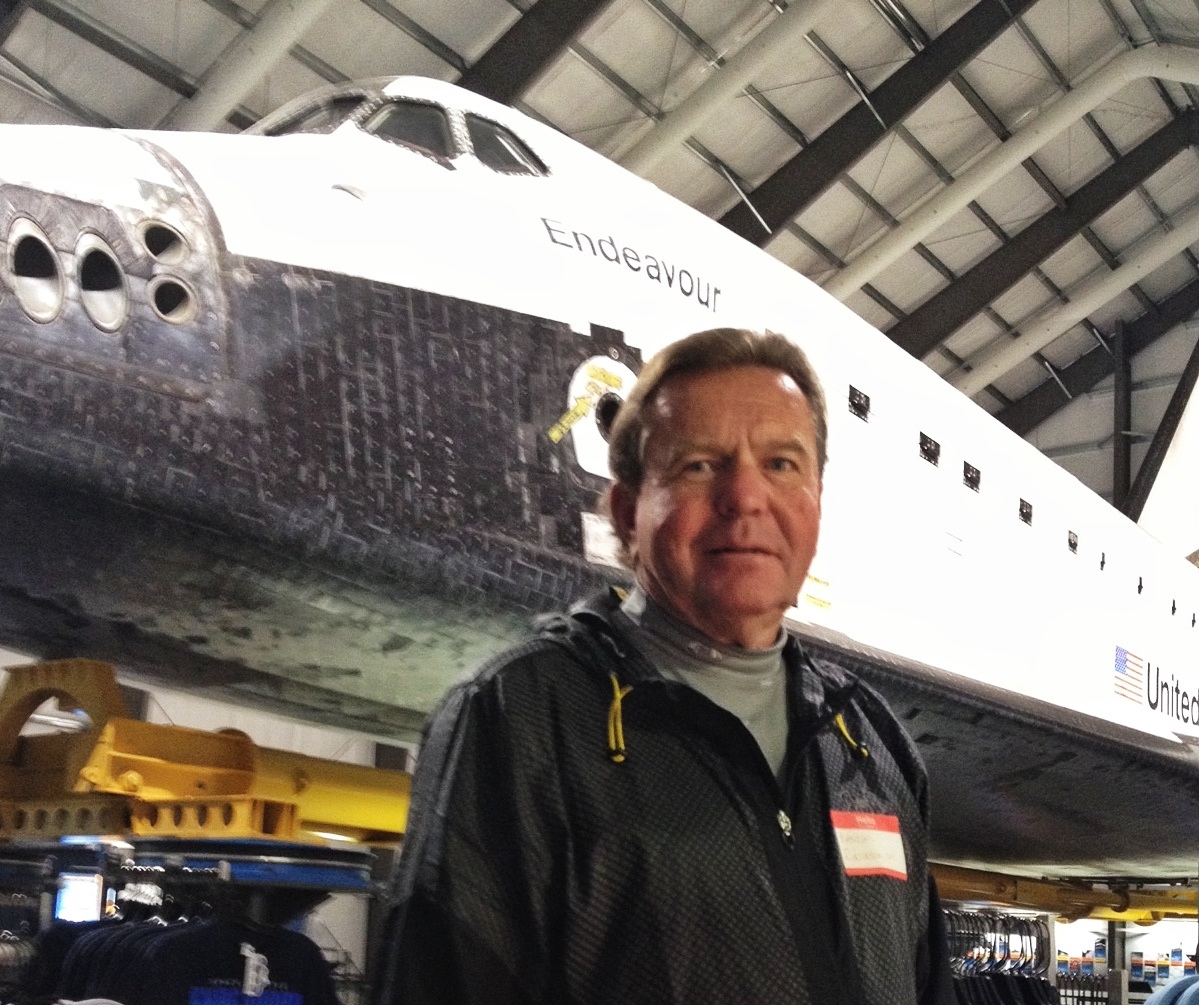 The Endeavour's final trek across Los Angeles was filmed by volunteers from the Society of Camera Operators.