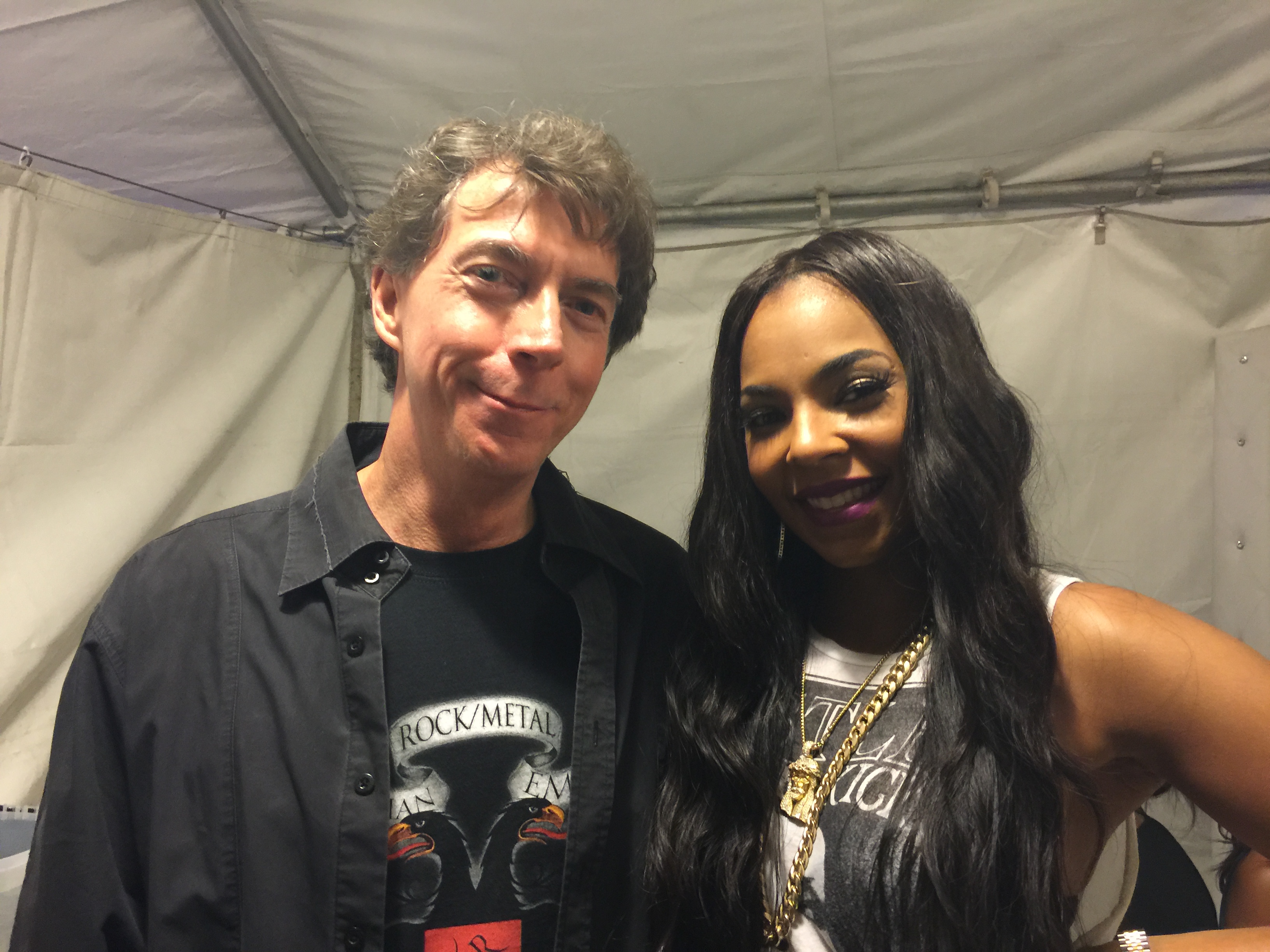 With Ashanti after 9/12/15 Long Beach show.