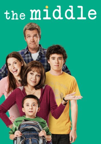 Patricia Heaton, Neil Flynn, Eden Sher, Charlie McDermott and Atticus Shaffer in The Middle (2009)