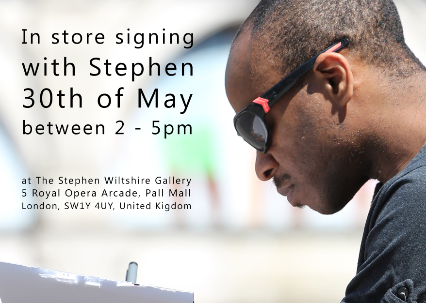 Meet Stephen at his gallery and get your prints, postcards or anything you wish, autographed by the artist. He would never say no to posing for a photo with you either.