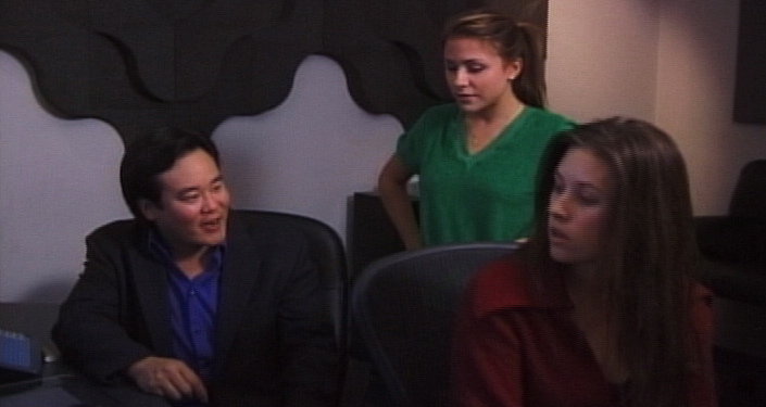 Blake Kushi, Kate Krieger and Amy Bloom in The Truth About Lying (2009)