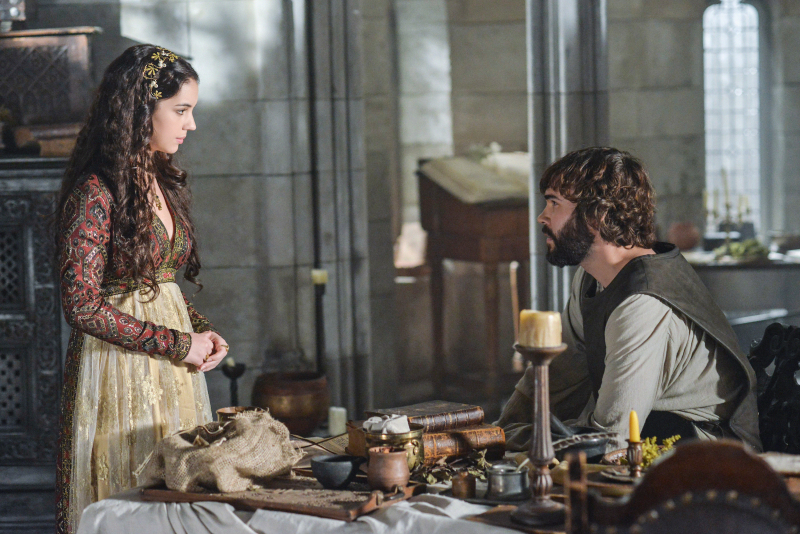 Still of Rossif Sutherland and Adelaide Kane in Reign (2013)