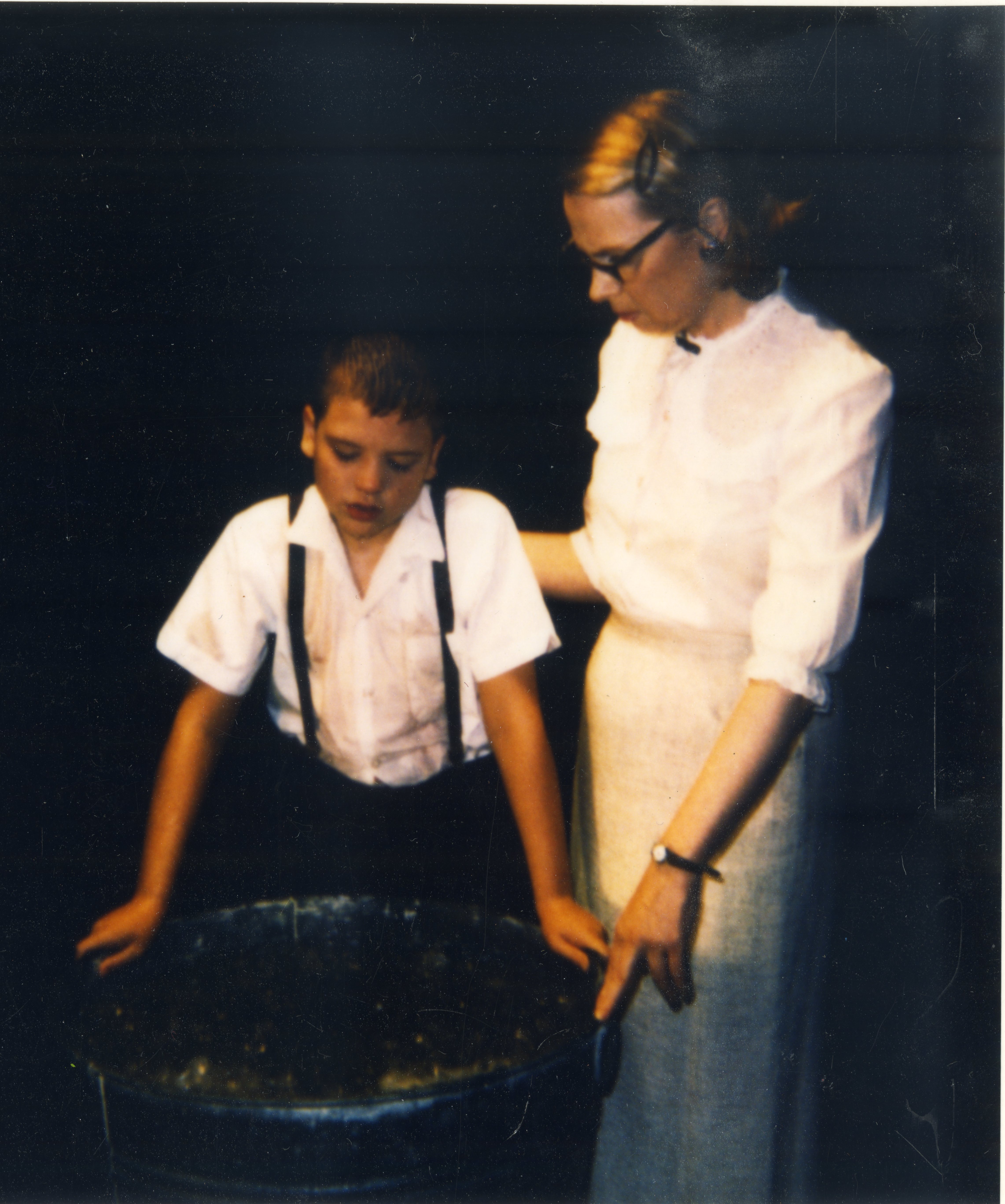 As Teacher in Post Cards from America (1994) with Omo Tighe as Young David Wojnarowitcz. Scene cut from final version.