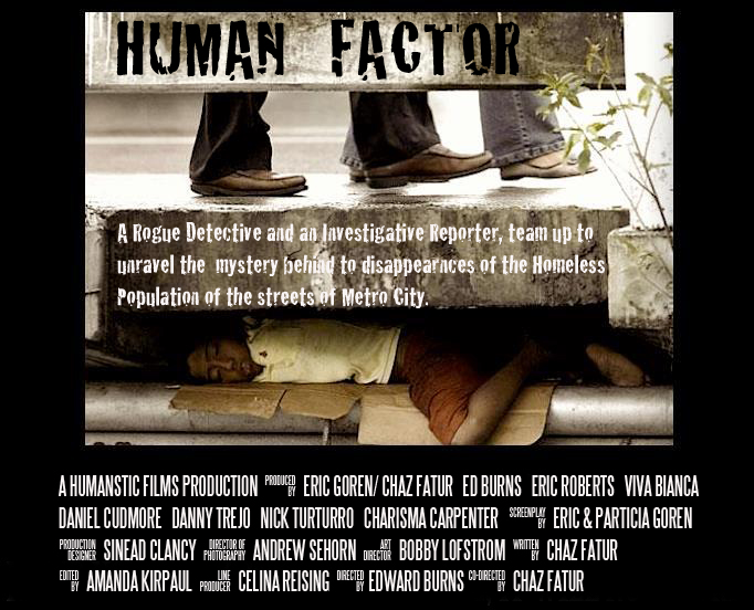 Our soon to be released movie, Human Factor movie poster