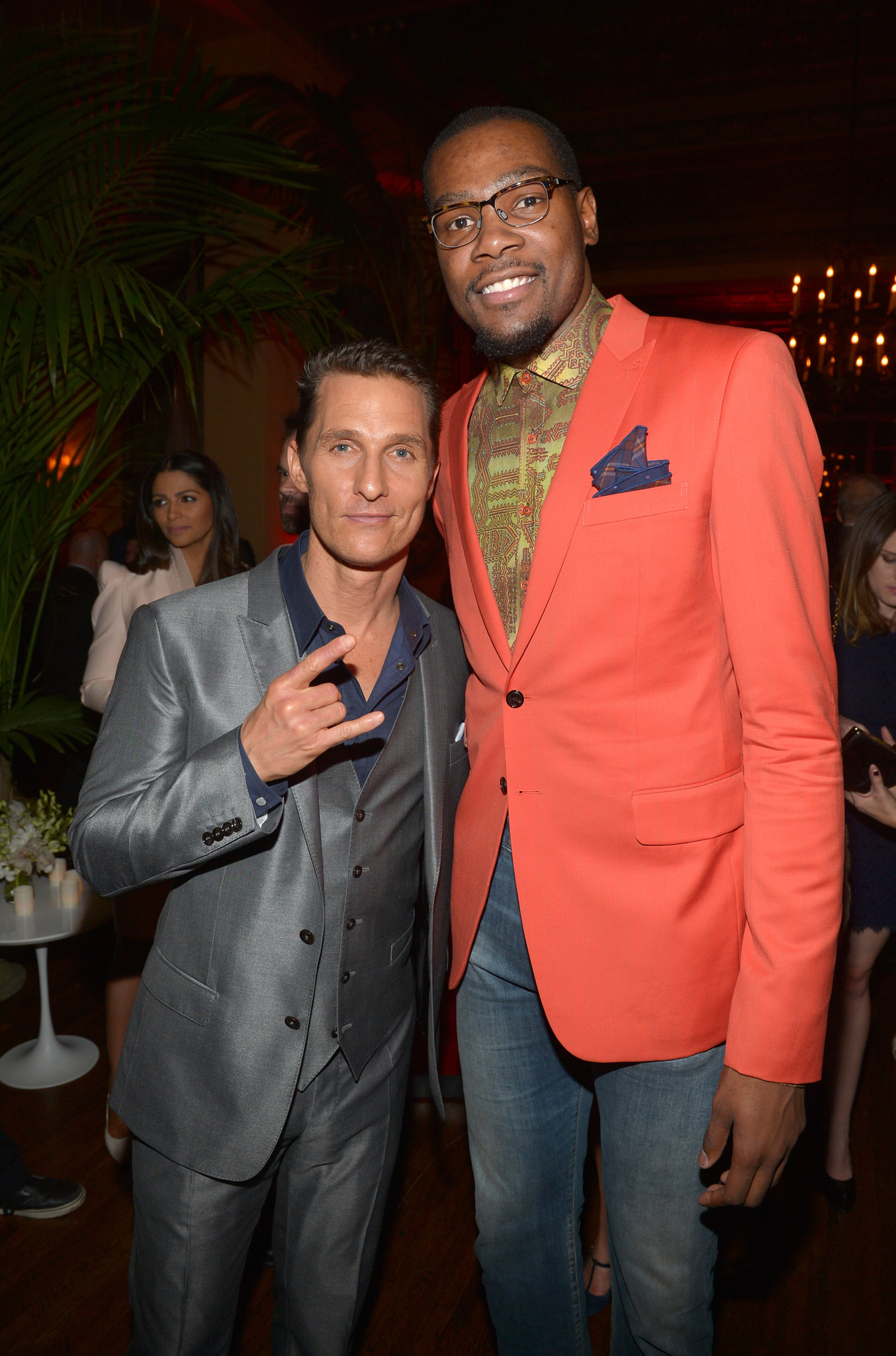 Matthew McConaughey and Kevin Durant