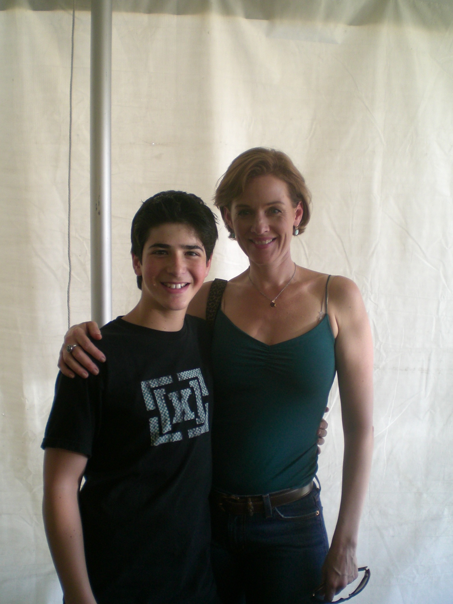 Penelope Ann Miller and I share a photo opportunity.