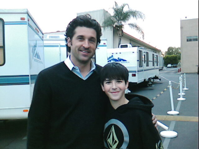 Patrick Dempsey and me! Awesome-Awesome-Awesome. He is truly the nicest guy I ever met!