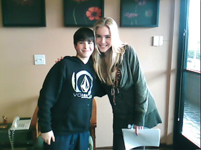 Spencer Locke and I meet at a recording studio.