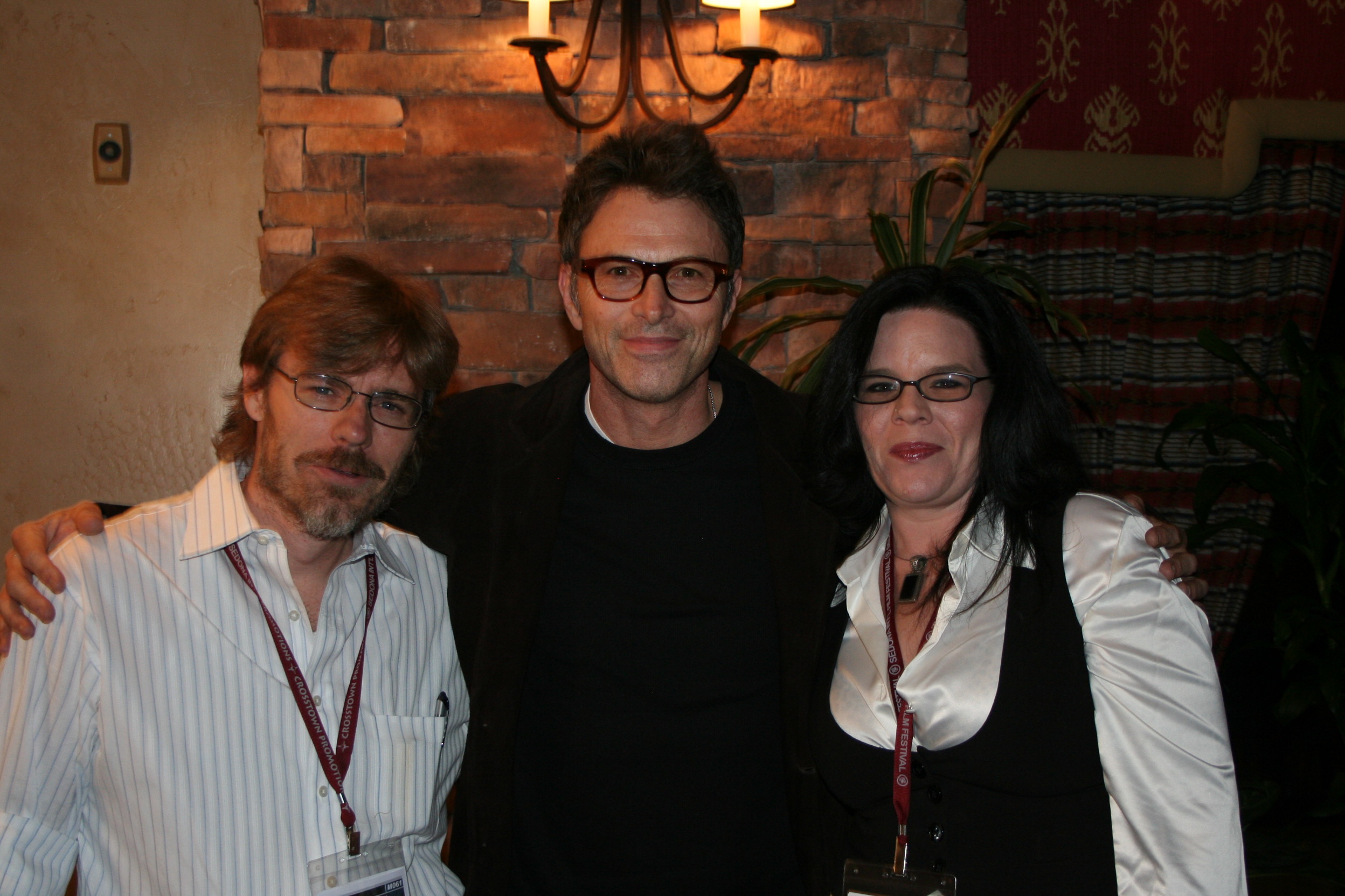 With Tim Daly at the Sedona International Film Festival, 2010.