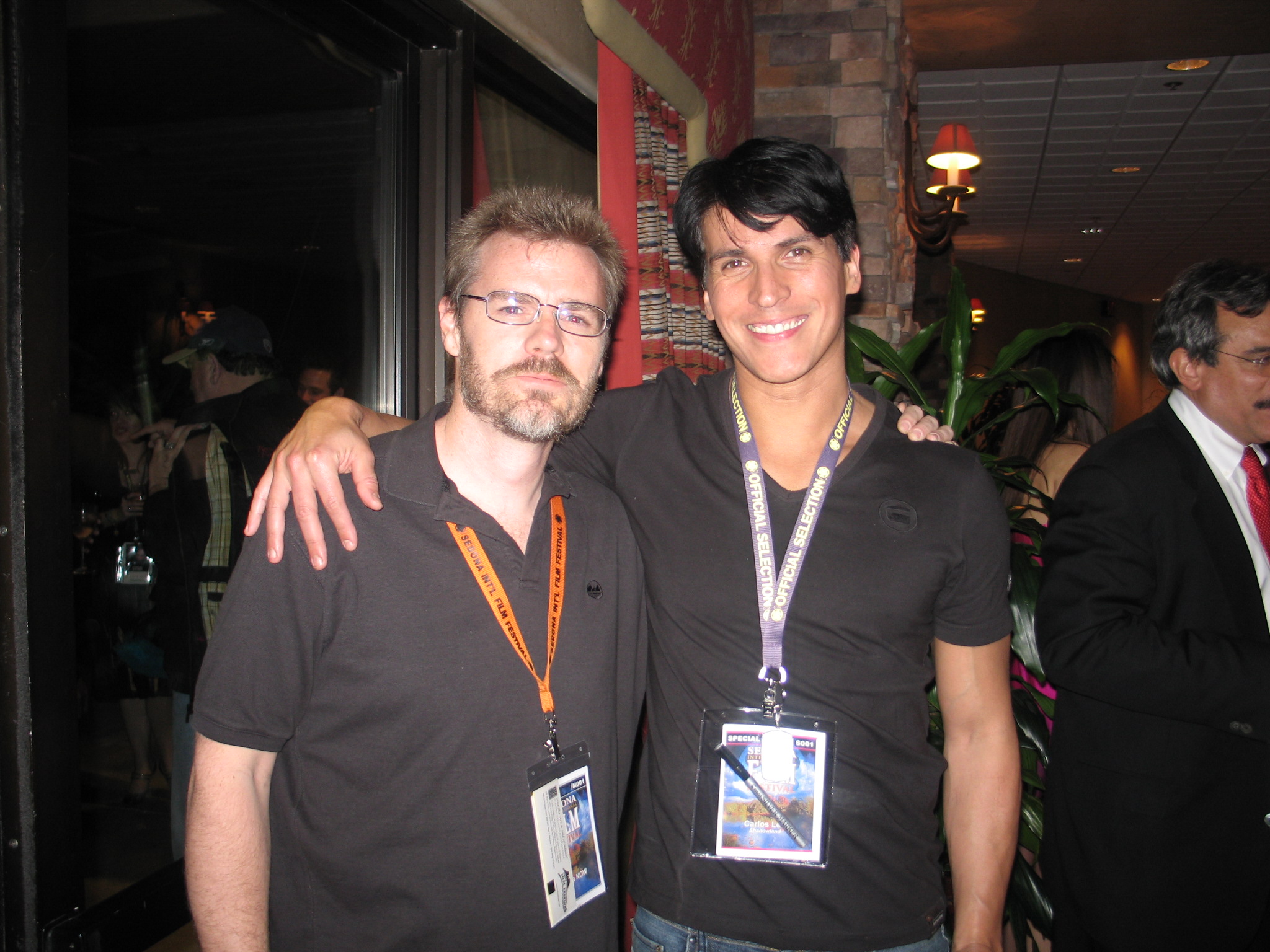 Hanging out with Carlos Antonio Leon at SIFF '09.
