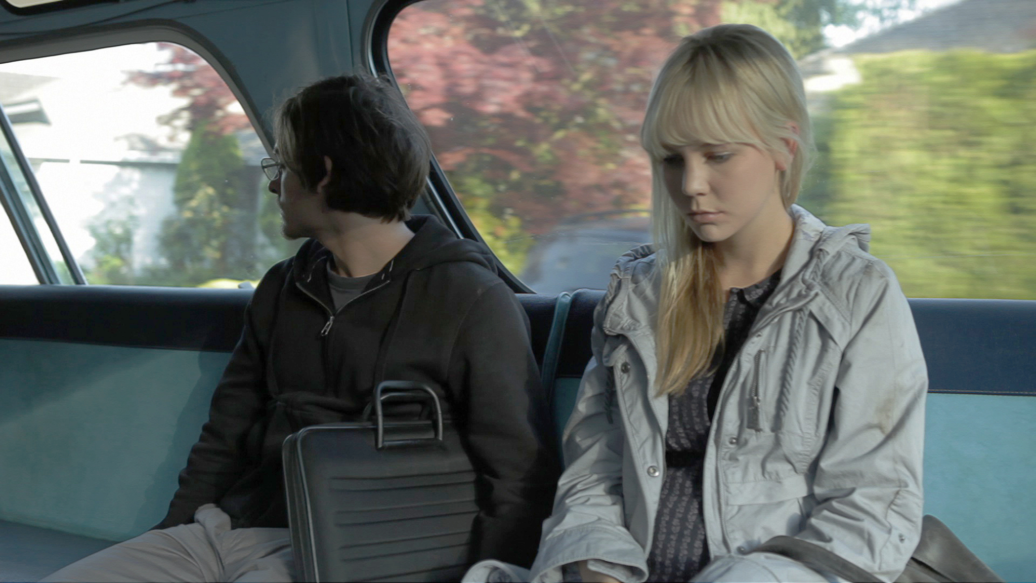 Still of Kevin Zegers and Adelaide Clemens in Vampire (2011)