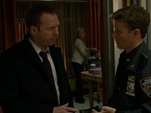 Still of Donnie Wahlberg, Amy Carlson and Will Estes in Blue Bloods (2010)