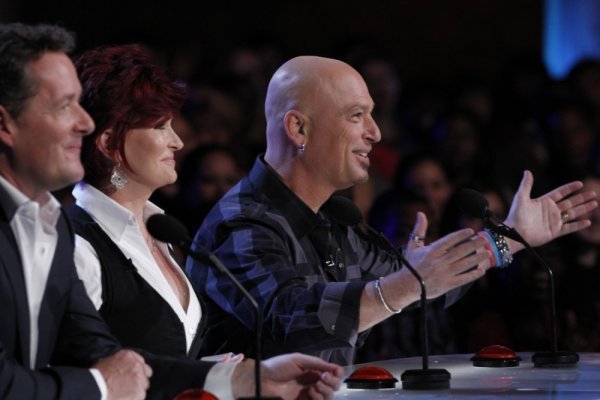 Still of Howie Mandel, Piers Morgan and Sharon Osbourne in America's Got Talent (2006)