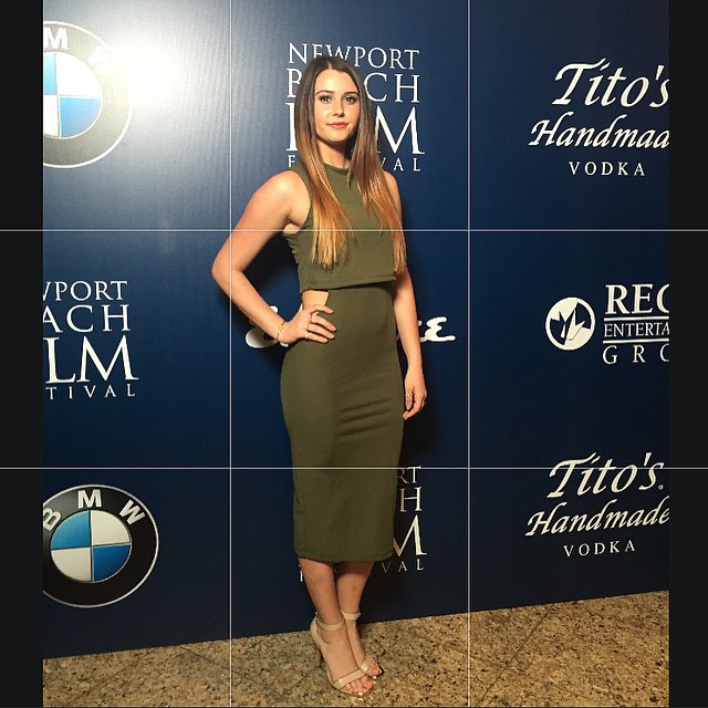 Courtney Baxter; 2015 Newport Beach Film Festival, April 24, 2015, 