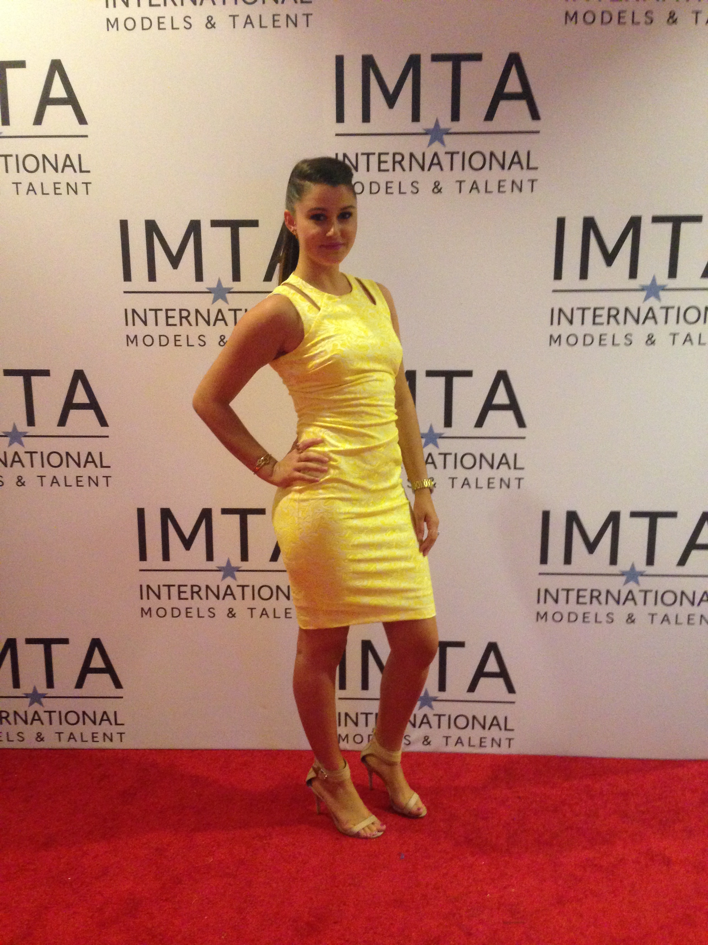Courtney Baxter attending IMTA NY 2014 as a special guest.