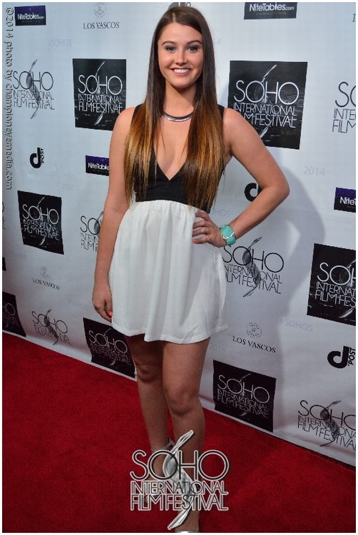 Courtney Baxter at the New York premiere of Night Has Settled at the SOHO International Film Festival