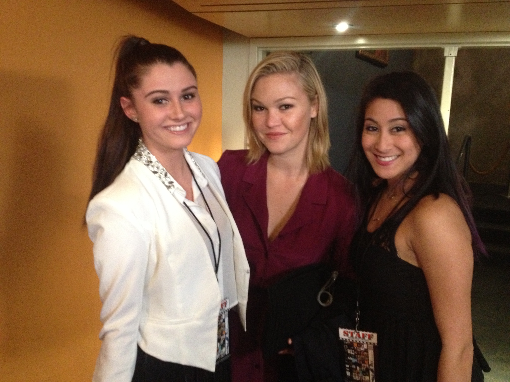 Courtney Baxter, Julia Stiles, Veronica Giolli at the 2013 SOHO International Film Festival, NYC, April 2013