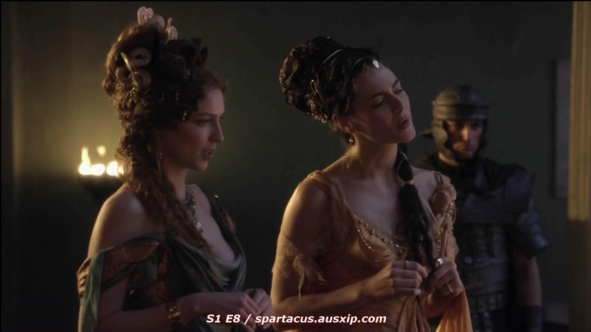 Caecilia and Aemilia in Spartacus: blood and sand