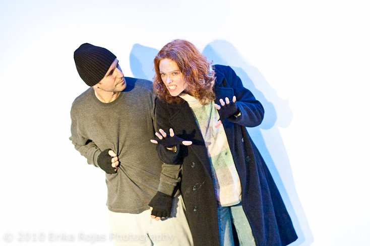 Shannon Lower and Jay Rivera in the on-stage version of 
