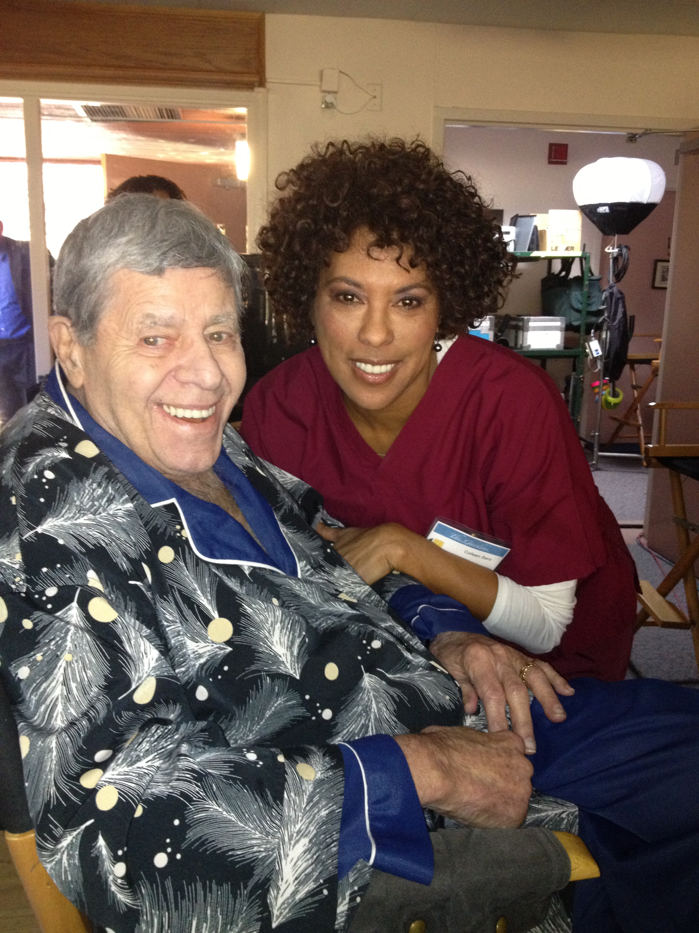 With Jerry Lewis in Max Rose