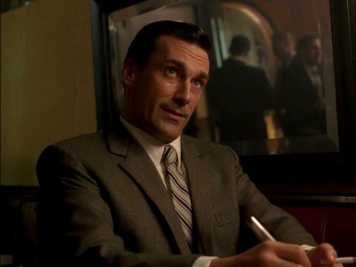 Still of Jon Hamm in MAD MEN. Reklamos vilkai (2007)