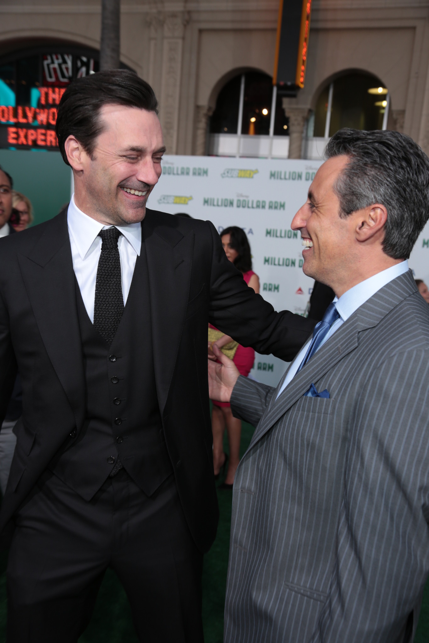 Jon Hamm at event of Million Dollar Arm (2014)