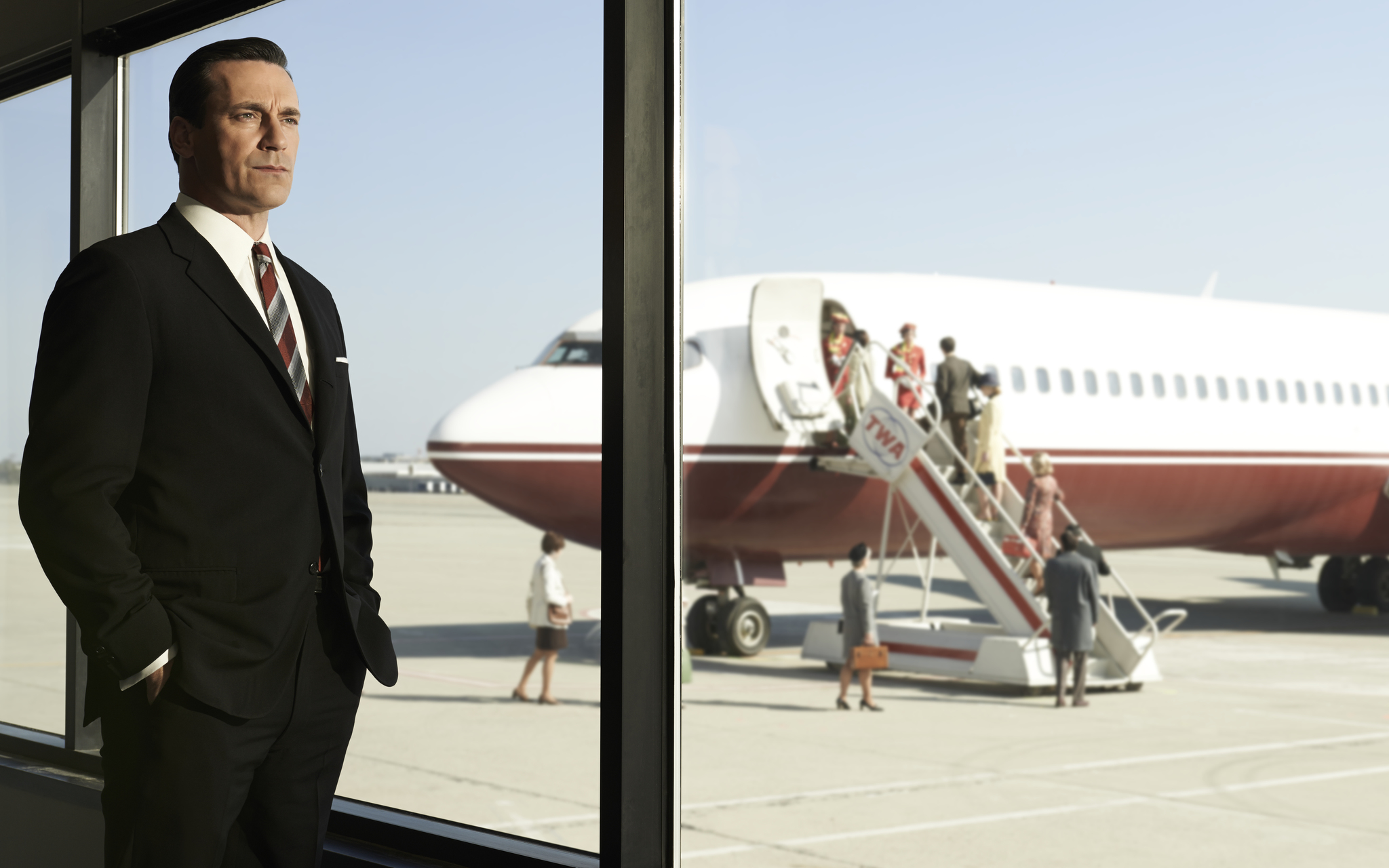 Still of Jon Hamm in MAD MEN. Reklamos vilkai (2007)