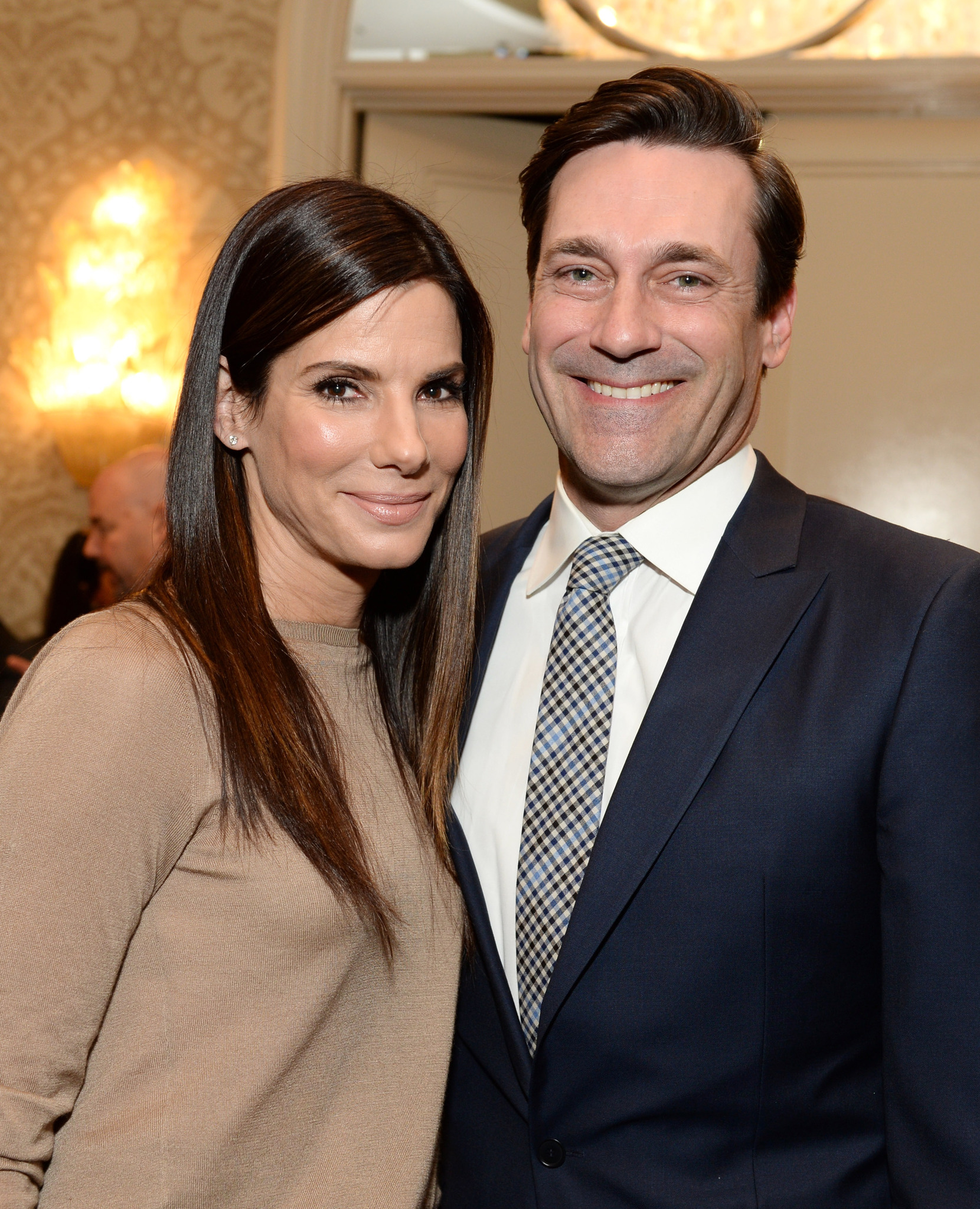 Sandra Bullock and Jon Hamm