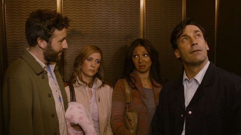 Still of Jon Hamm, Maya Rudolph, Kristen Wiig and Chris O'Dowd in Friends with Kids (2011)