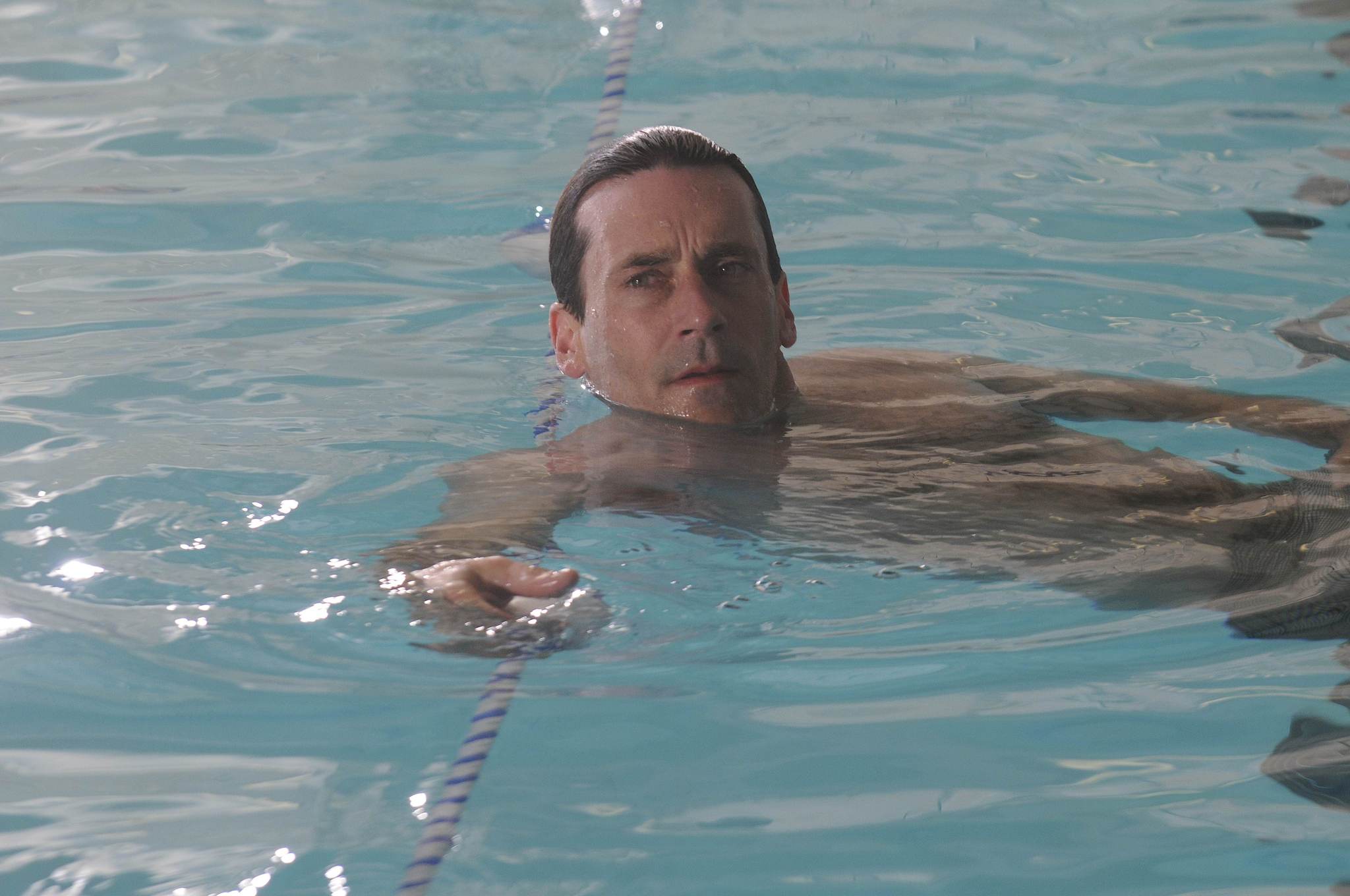 Still of Jon Hamm in MAD MEN. Reklamos vilkai (2007)