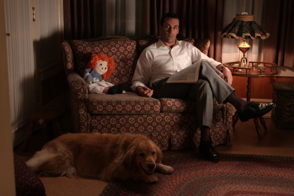 Still of Jon Hamm in MAD MEN. Reklamos vilkai (2007)