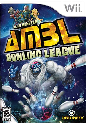 Alien Monster Bowling League for Wii cover - Oya as Shaniqua the video game character - you can hear Oya do voice over work for this character