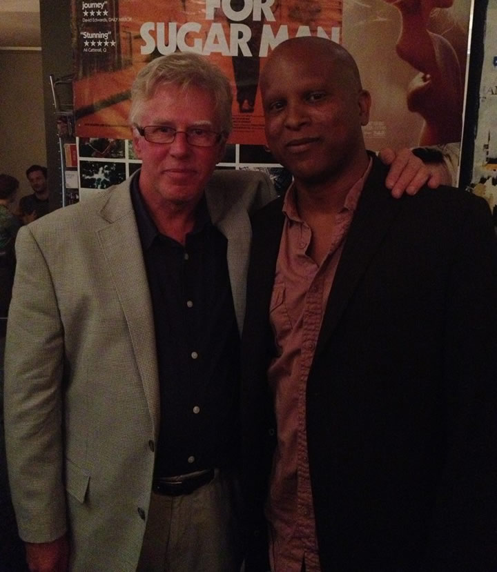 Phil Davis and Christopher Barnett at the Borrowed Time Screening and Q&A, London 2013.