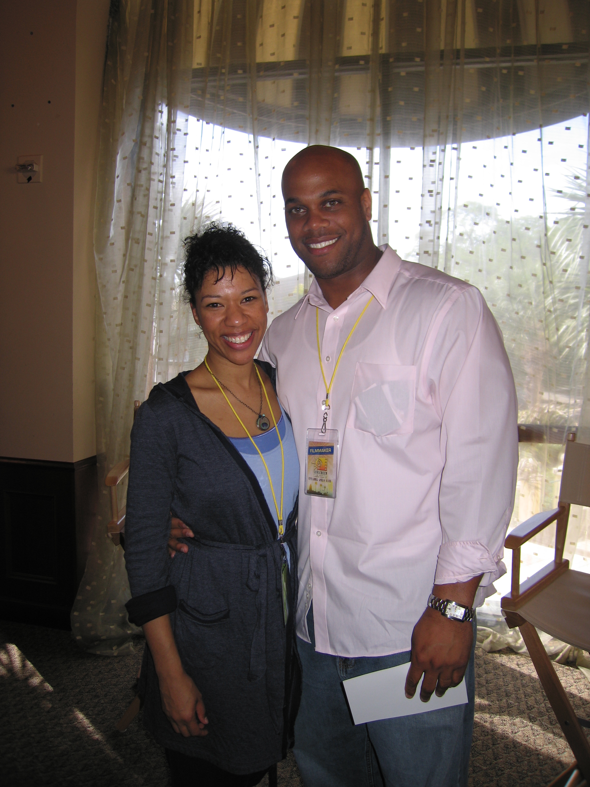 Ayanna Berkshire(Extraordinary Measures)& Kibwe Dorsey(Sex, Love & Consequences)during The Actors Workshop @ the 