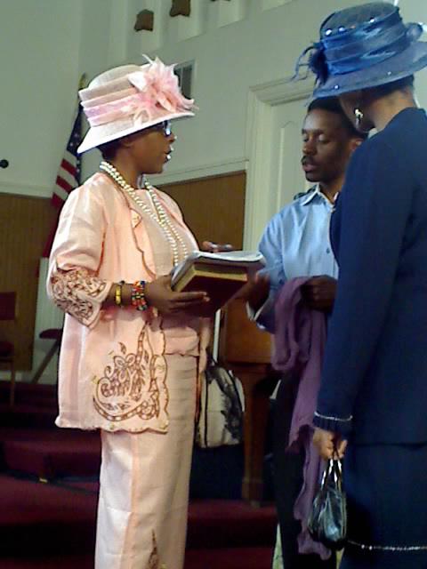 With Sheryl Lee Ralph on set of Pastor Jones.