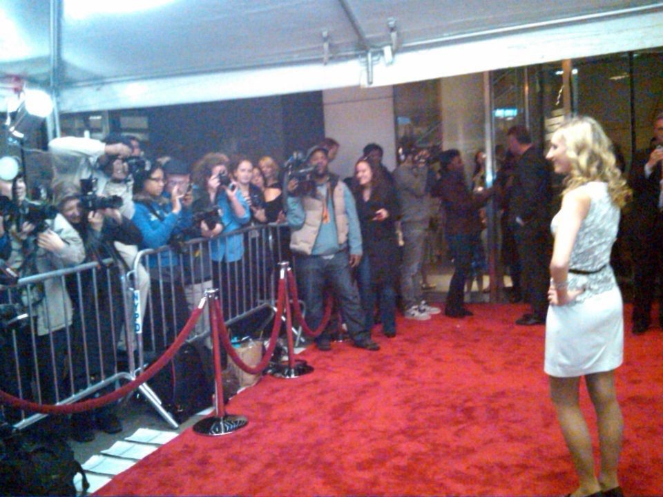 Josie on the red carpet for 
