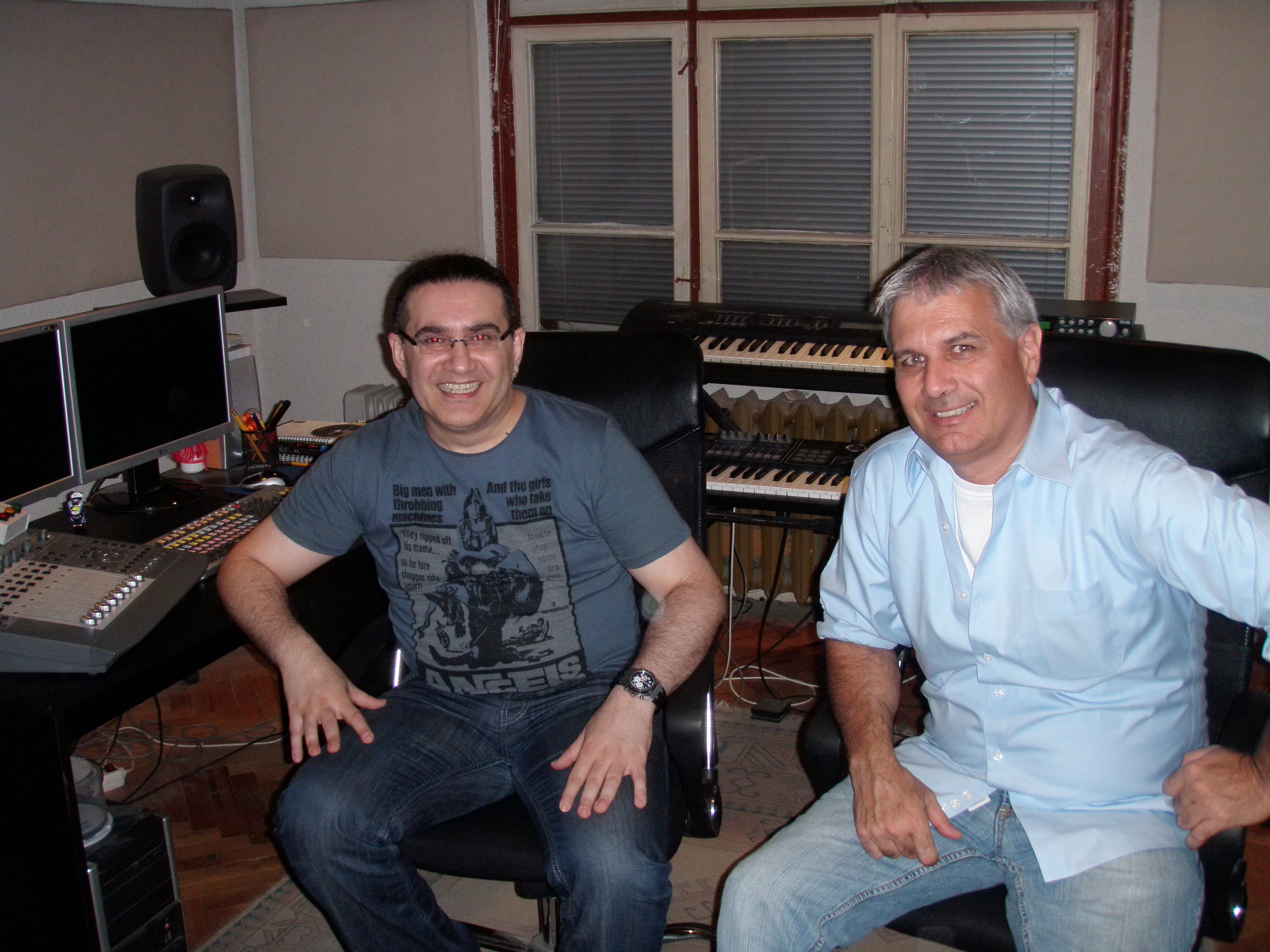 Composer Magga Aliev and T. Rafael Cimino