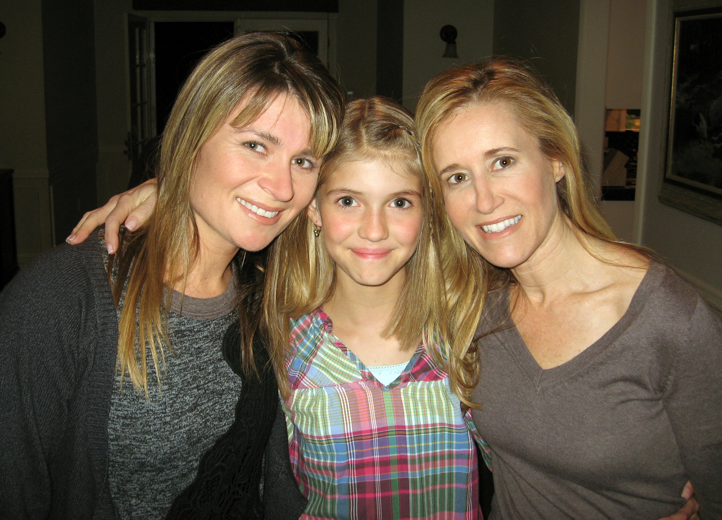 Lexi DiBenedetto with her two Moms, Carrie Lazar and Sheri Levy, from 