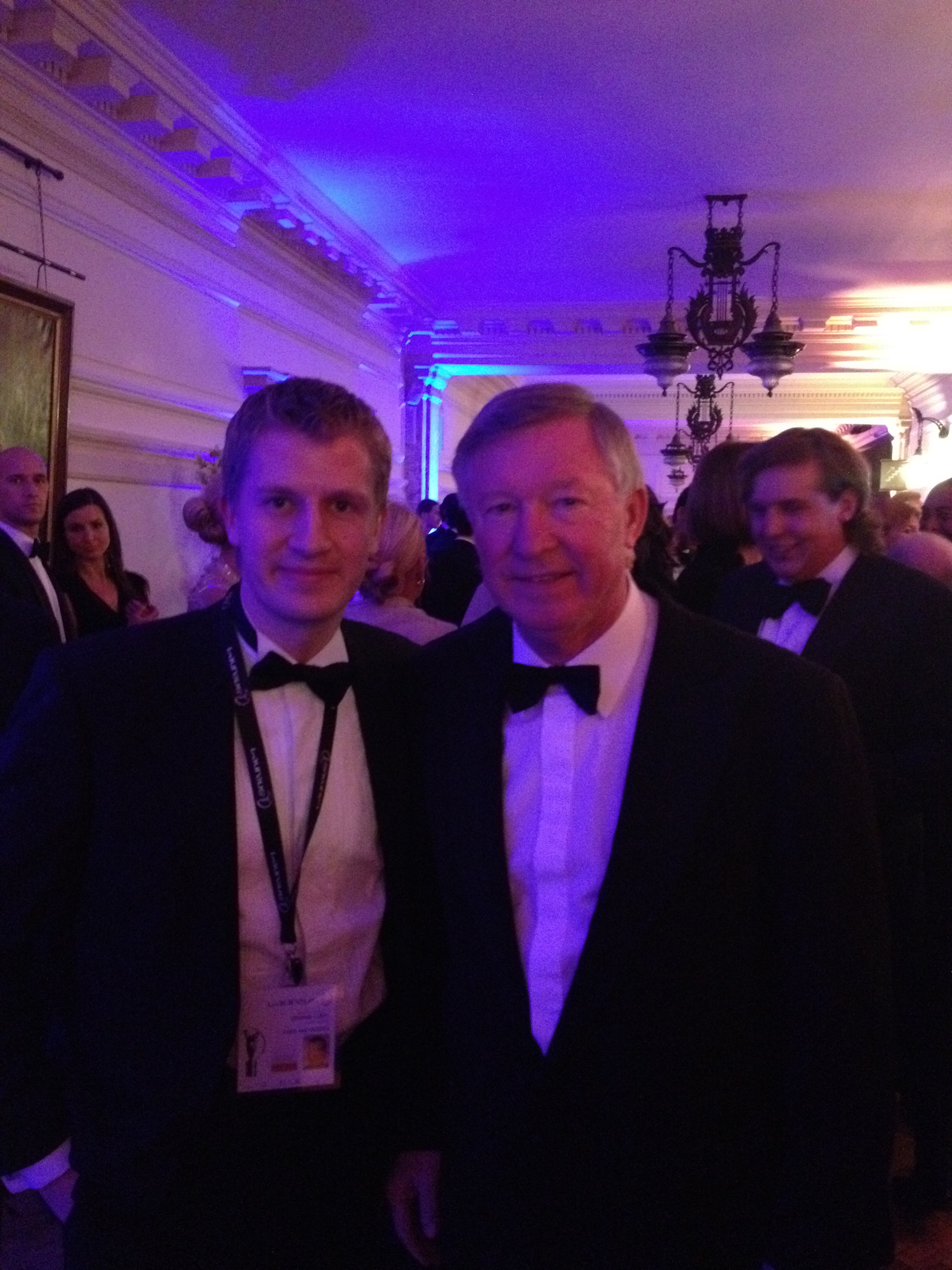 Graham Curry and Sir Alex Ferguson at event of Laureus World Sports Awards 2012