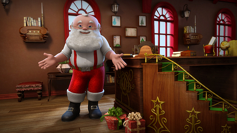 Still of Santa Claus in An Elf's Story: The Elf on the Shelf (2011)