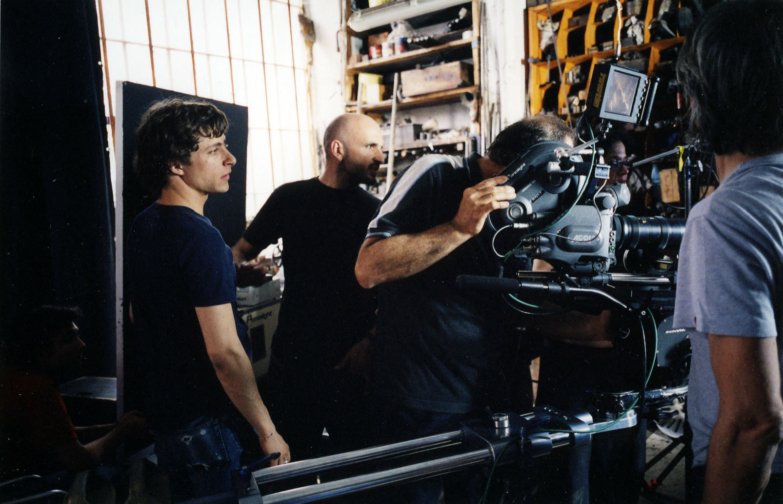 Francesco Carrozzini and Giacomo Gatti -On set (The Biennale of Venice TV spot)