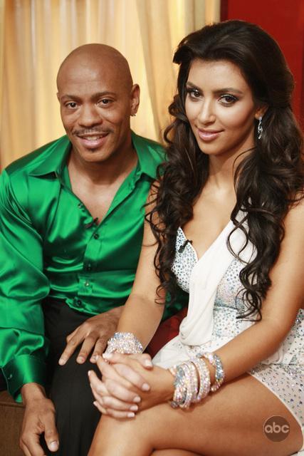 Still of Maurice Greene and Kim Kardashian West in Dancing with the Stars (2005)