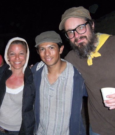 Melinda Nugent (Producer) Hansel ramirez (Actor) and Jorn Threlfall (Director)