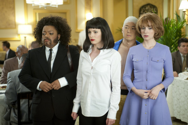 Still of Ken Jeong, Yvette Nicole Brown, Alison Brie and Gillian Jacobs in Community (2009)