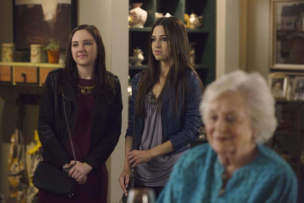 Still of Haley Ramm and Jessica Meraz in Chasing Life (2015)