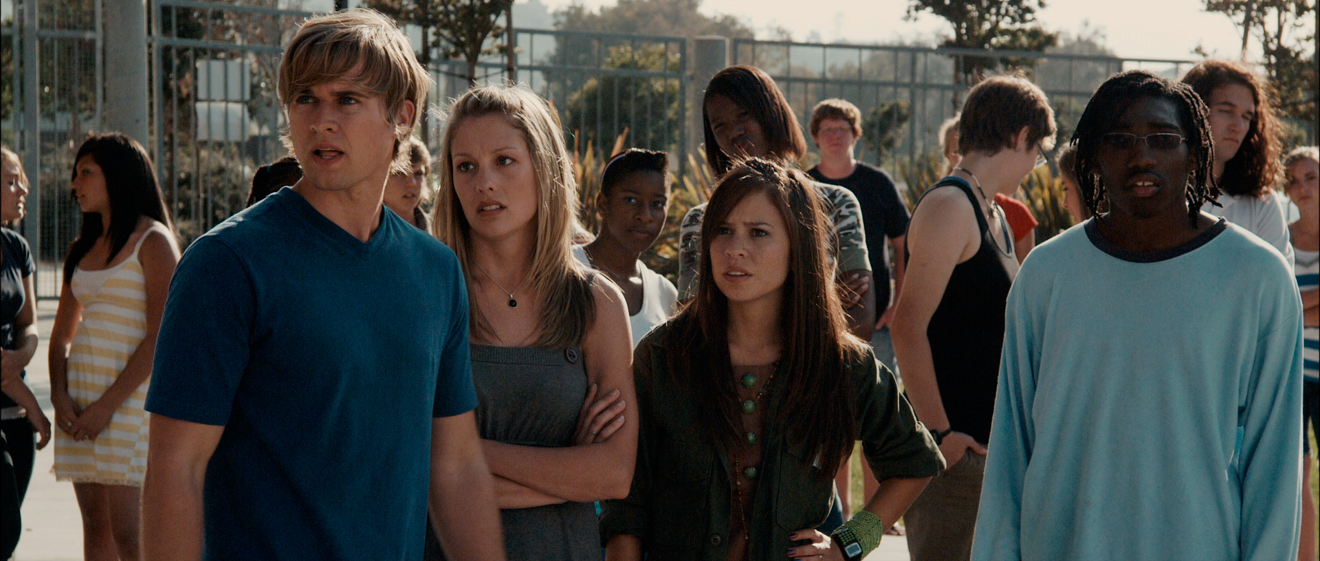 Still of Randy Wayne, Deja Kreutzberg, Kim Hidalgo and Orin Mozon in To Save a Life (2009)