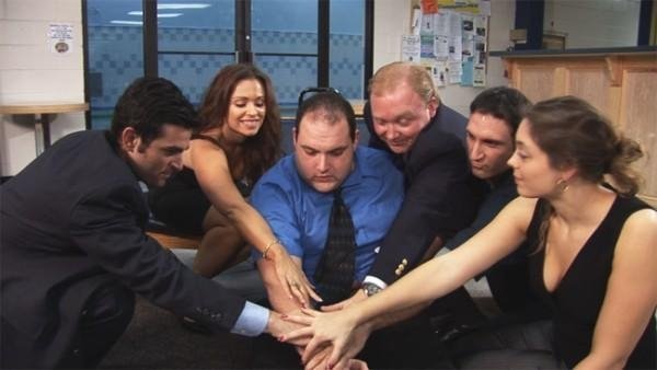 Roberto Lombardi, Angela Cohen, Jason J. Michael, Nicole Galati, Steven Nelson and Vinny Duwe in Bazookas: The Movie (2009)