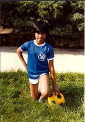 Jo Mani childhood days in the AYSO.